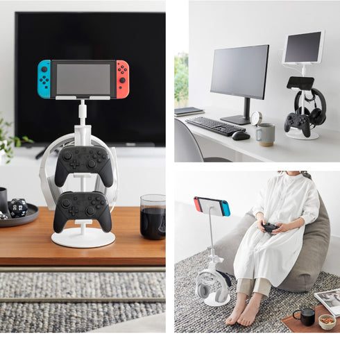 高さと角度が調節できるゲーム機器&タブレットスタンド スマート.|s8